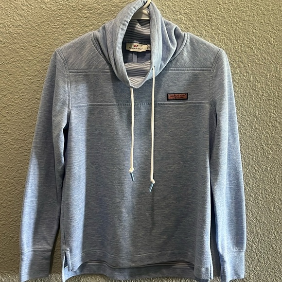 Vineyard Vines size XXS Blue funnel neck pullover - Picture 5 of 6
